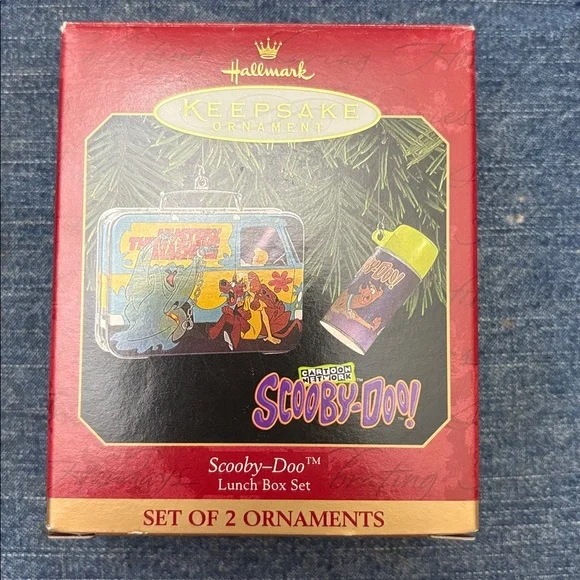 1999 Scooby Doo Lunch Box Set Hallmark Keepsake Christmas Ornament - Picture 11 of 16